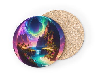 Scenic Landscape Coasters: Nature-Inspired Home Decor, Coffee Table Accessories