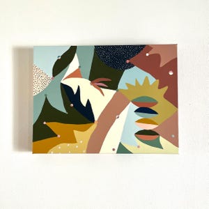 Contemporary Abstract Art Painting - Modern Colorful Wall Decor