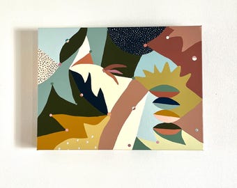 Contemporary Abstract Art Painting - Modern Colorful Wall Decor