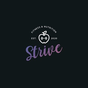 MODERN PREMADE LOGO - logo minimalista, logo fitness, fitness e nutrizione, logo per la salute e il fitness, kit per il marchio fitness
