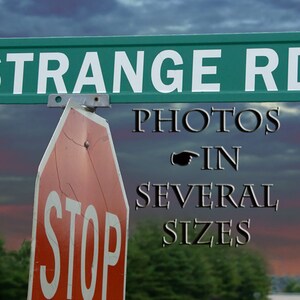 Old Barn art photography, Red, stormy skies, rural landscape, other sizes available image 2