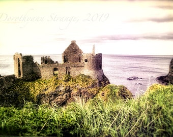 Dunluce Castle Ireland Print, Game of Thrones, Travel Wall Art