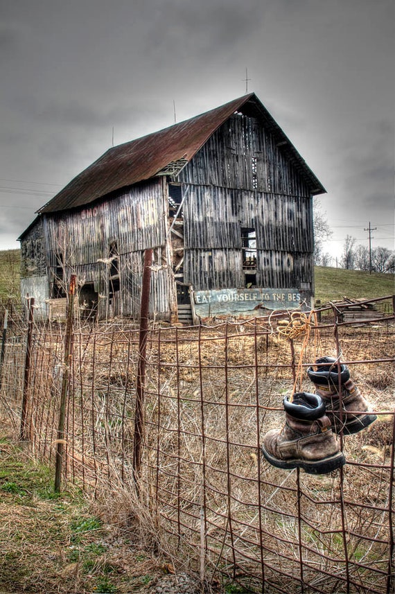 rustic tobacco paint Barn, Mail Pouch Chewing Tobacco, Photography, Rural Landscape, Farm, Rustic,  Signs, Ads,other Sizes Available