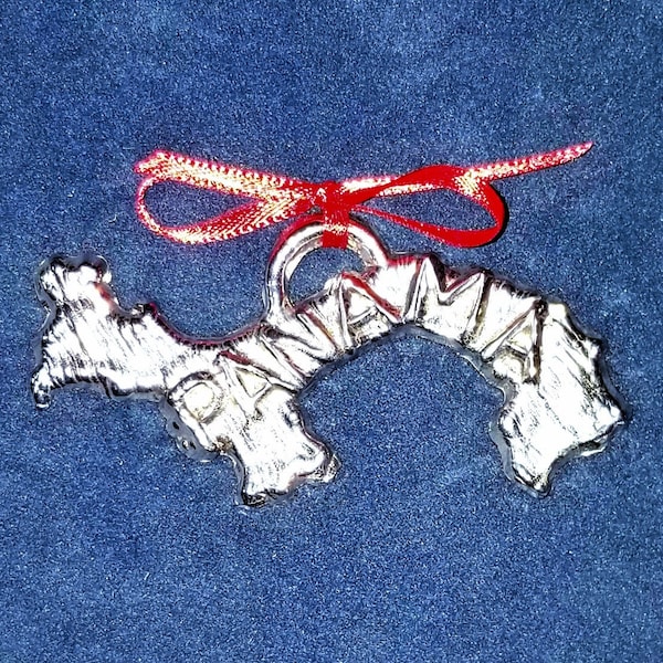 Pewter Panama Ornament, Made in America