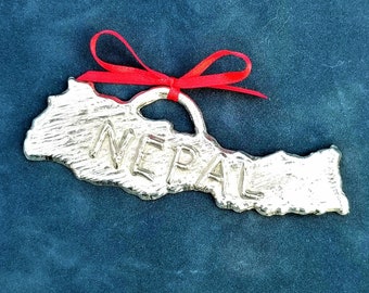 Pewter Nepal Ornament, Made in America