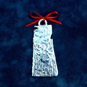 Pewter Saskatchewan Ornament, SK