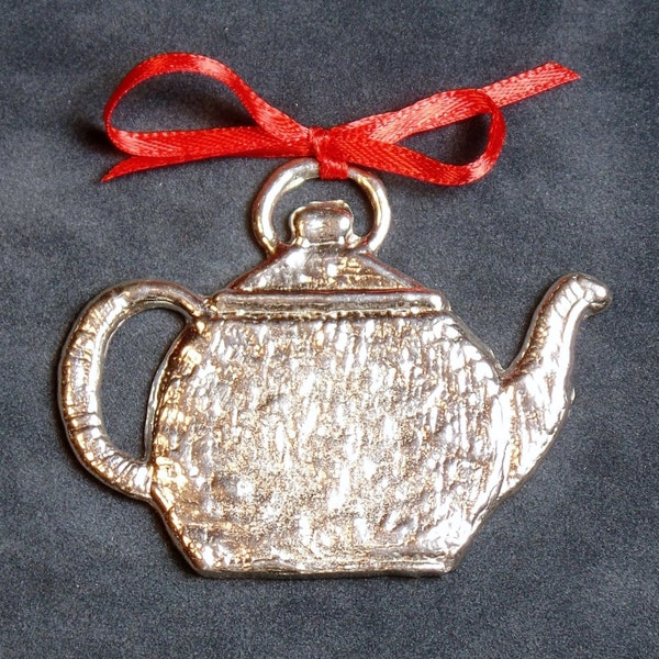 Pewter Teapot Ornament