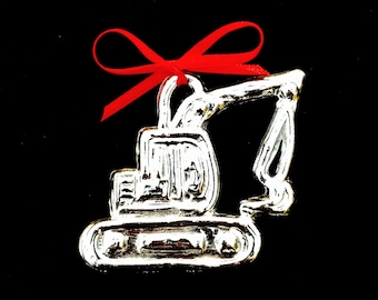 Excavator "Digger" Pewter Ornament