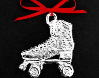 Roller Skate Pewter Ornament