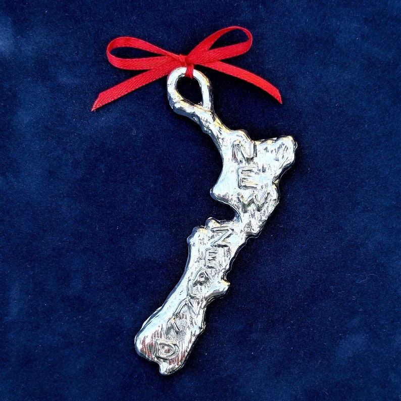 Pewter New Zealand Ornament Made in America Etsy
