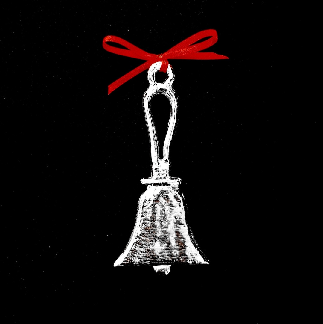 Pewter Handbell Ornament Etsy