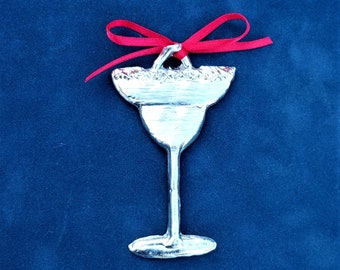 Pewter Margarita Ornament