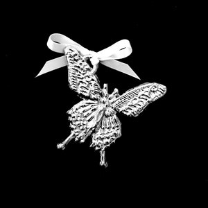 Swallowtail Butterfly Gold Plated Pewter Lapel Pin Badge