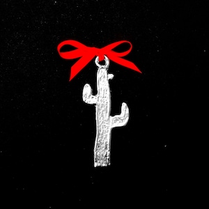Southwest Cactus Pewter Ornament