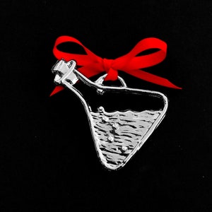 Erlenmeyer Flask Pewter Chemistry Ornament