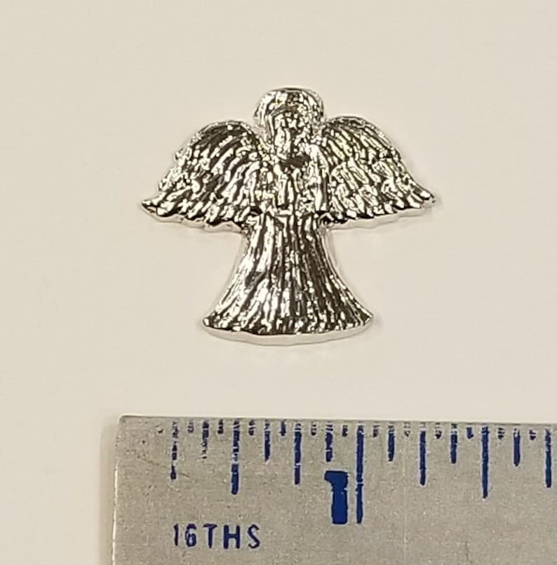Pewter Pocket Angels Set of Twelve Etsy
