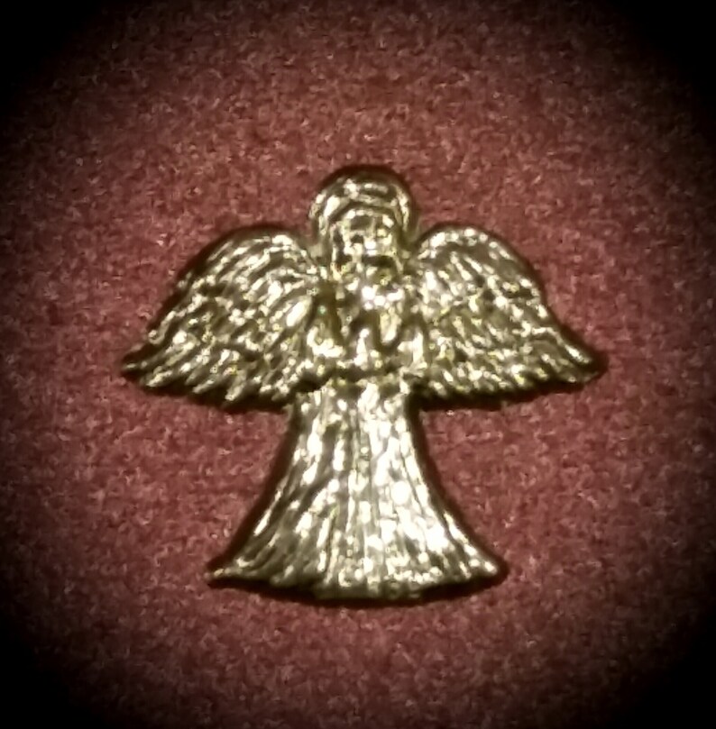 Pewter Pocket Angels Set of Twelve Etsy