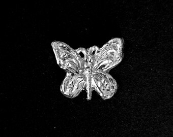 Butterfly, Symbol of Hope & Rebirth, Pewter Pocket Charm