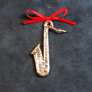 Pewter Saxophone Ornament