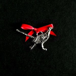 Pheasant Pewter Ornament