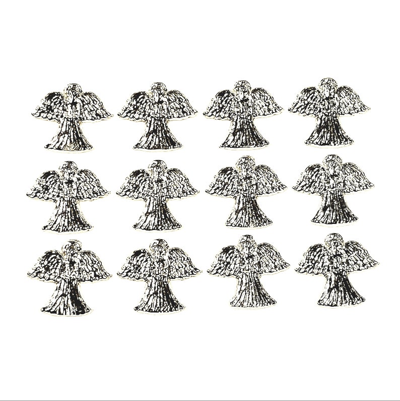 Pewter Pocket Angels Set of Twelve Etsy