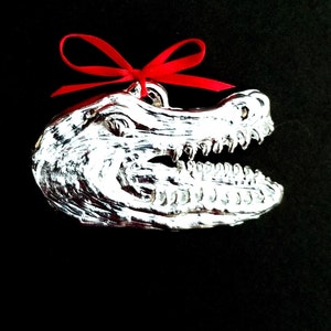 Alligator Pewter Ornament