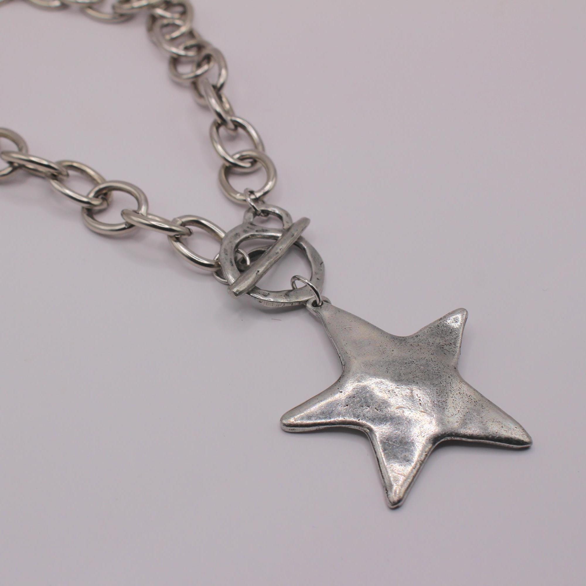 Chunky Star Necklace - Etsy