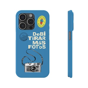 DTMF Slim Phone Case - Debi Tirar Mas Fotos Cover, iPhone 16, 15 modèles, étui tendance Sapo Concho, accessoires pour téléphone cool