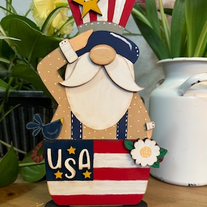 USA Gmome, Patriotic Gnome, 4th of July Gnome
