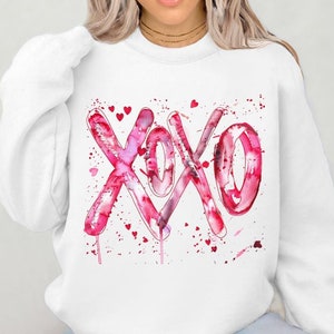 XOXO Valentinstag Herz Pinselstrich PNG - Romantisches Herz Design, XoXo Digital Art, Valentinstag Gekritzel, Valentinstag Shirt Grafiken