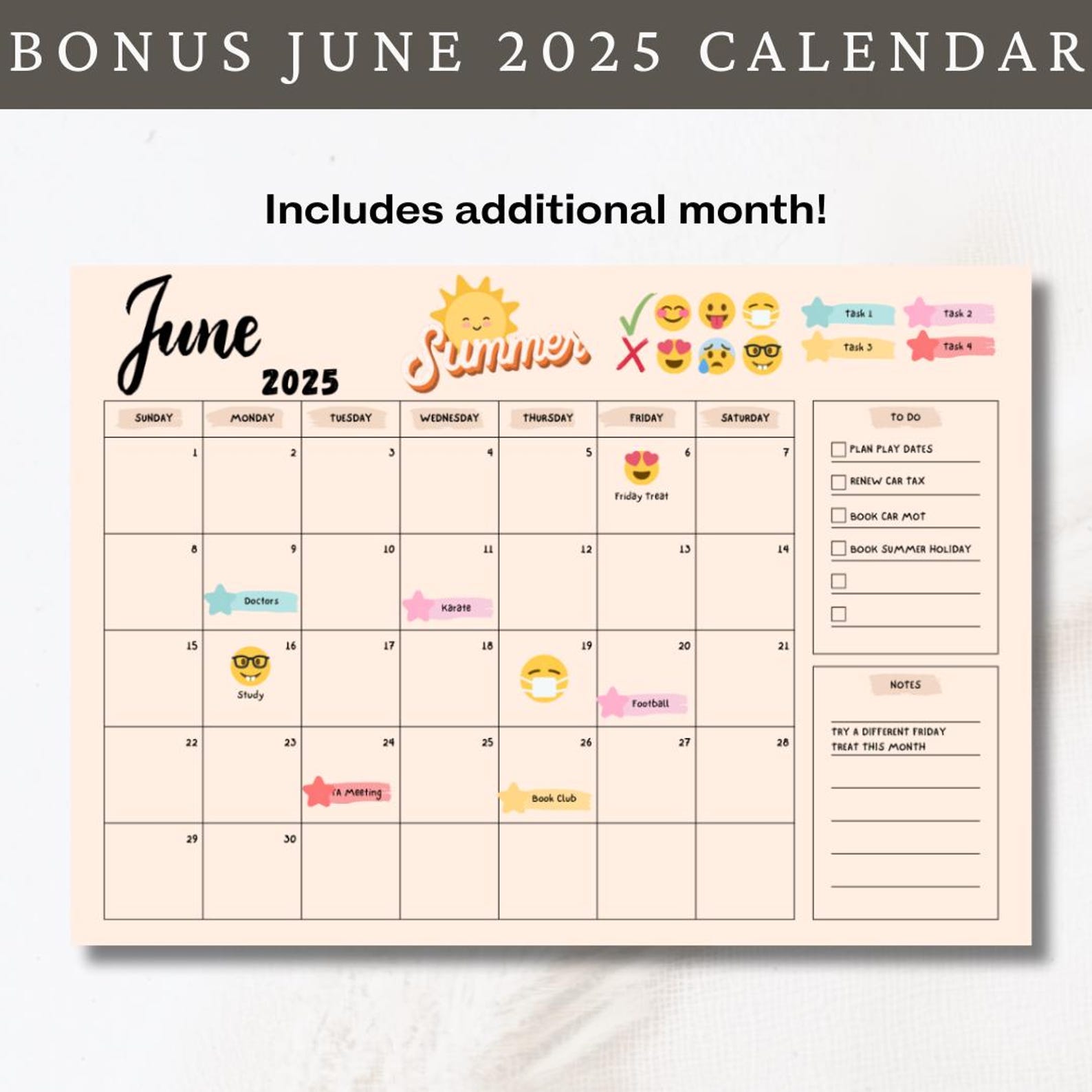 Editable May 2025 Calendar,printable Fillable Monthly Planner May, June ...
