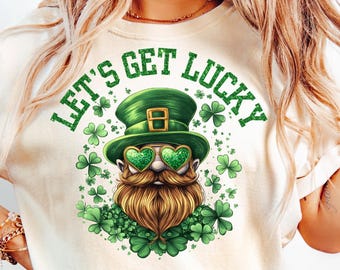 Lucky Leprechaun PNG, Retro Groovy Leprechaun, Dzień Świętego Patryka Clipart, Irlandzki Clipart, Lucky Irish PNG, Irlandzki styl cekinów Pobieranie cyfrowe