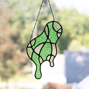 Abstract Stained Glass Suncatcher