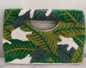 Coastal Claw Beaded Boat Bag
