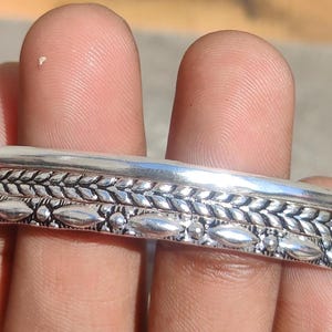 Mother’s Day Gift Bangle Set | 925 Sterling Silver Bangles | Handmade Bracelet Set for Women | Set of 3 Bangle Bracelet | Set of Bangles