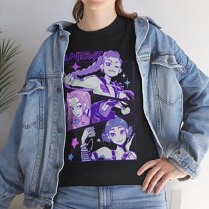 Huntrix, Kpop Dämonenjäger Shirt, Rumi Zoey Mira Grafik Shirt, Dämonenjäger Merch, Geschenk für Huntrix Fan, Kpop