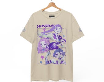 YiJee Kpop Demon Hunters T-Shirt - Unisex Fan Shirt Mit Huntrix Grafik