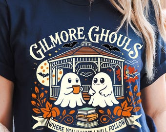 Gilmore Ghouls Halloween Shirt: Spooky Fall Tee for Gilmore Girl Fans@4052