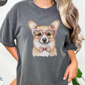 Bonita camiseta de Corgi, regalo para amantes de los perros, regalo para mamá Corgi, camiseta gráfica, regalo para padres de Corgi