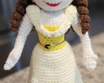 Handmade Crochet Belle Doll - Beauty and the Beast Inspired