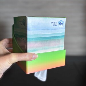 Wall-Mounted Tissue Box Holder | Space-Saving Design | 3D Printed