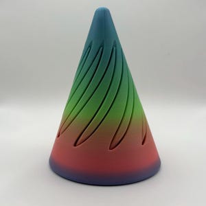 Vortex Fidget Toy | Sensory Spiral Cone | 3D Printed Stress Relief | Autism-Friendly Toy
