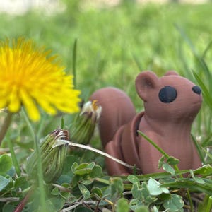 Articulated Squirrel | 3D Printed Fidget Toy | Mini or Regular | Wiggle Animal | PLA