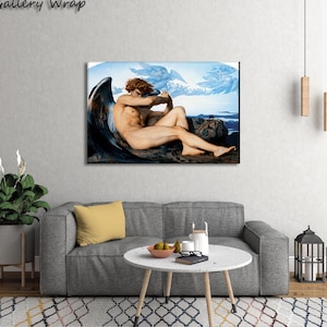 Alexandre Cabanel - Fallen Angel 1847  Canvas Giclee Wall Art Canvas Print