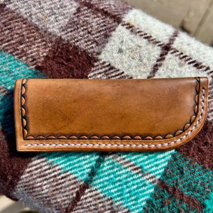 handmade leather cast iron pot/pan handle cover