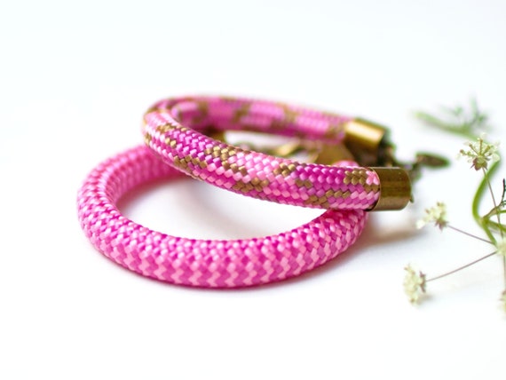 Rope colorful bracelets for women set of two, simple rope bracelets for summer, gift ideas,  rope bracelets for women