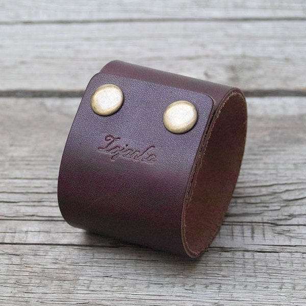 BROWN leather band cuff bracelet, tattoo cover up, boho style leather cuff, leather bracelet, fashion women accessories, women bracelets