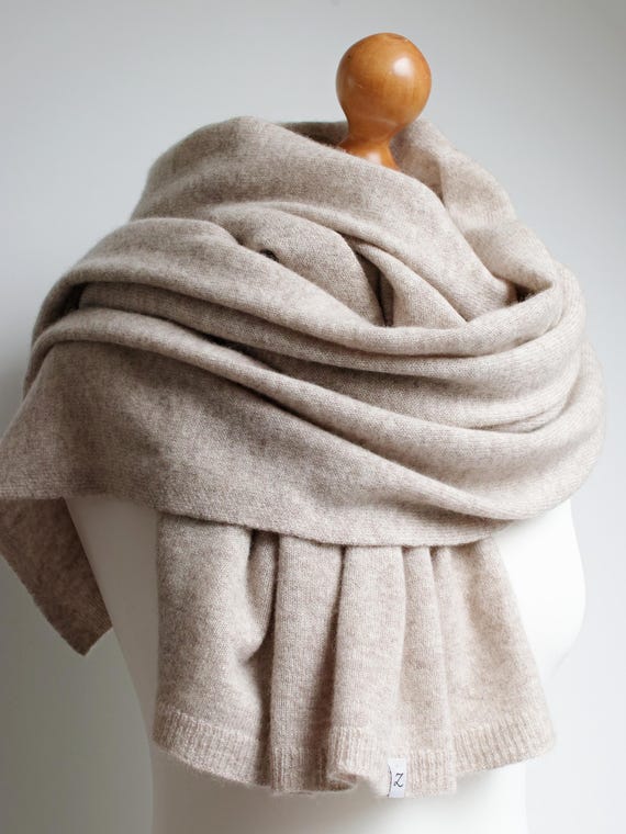 Large lightweight soft cashmere scarf, winter scarf for women