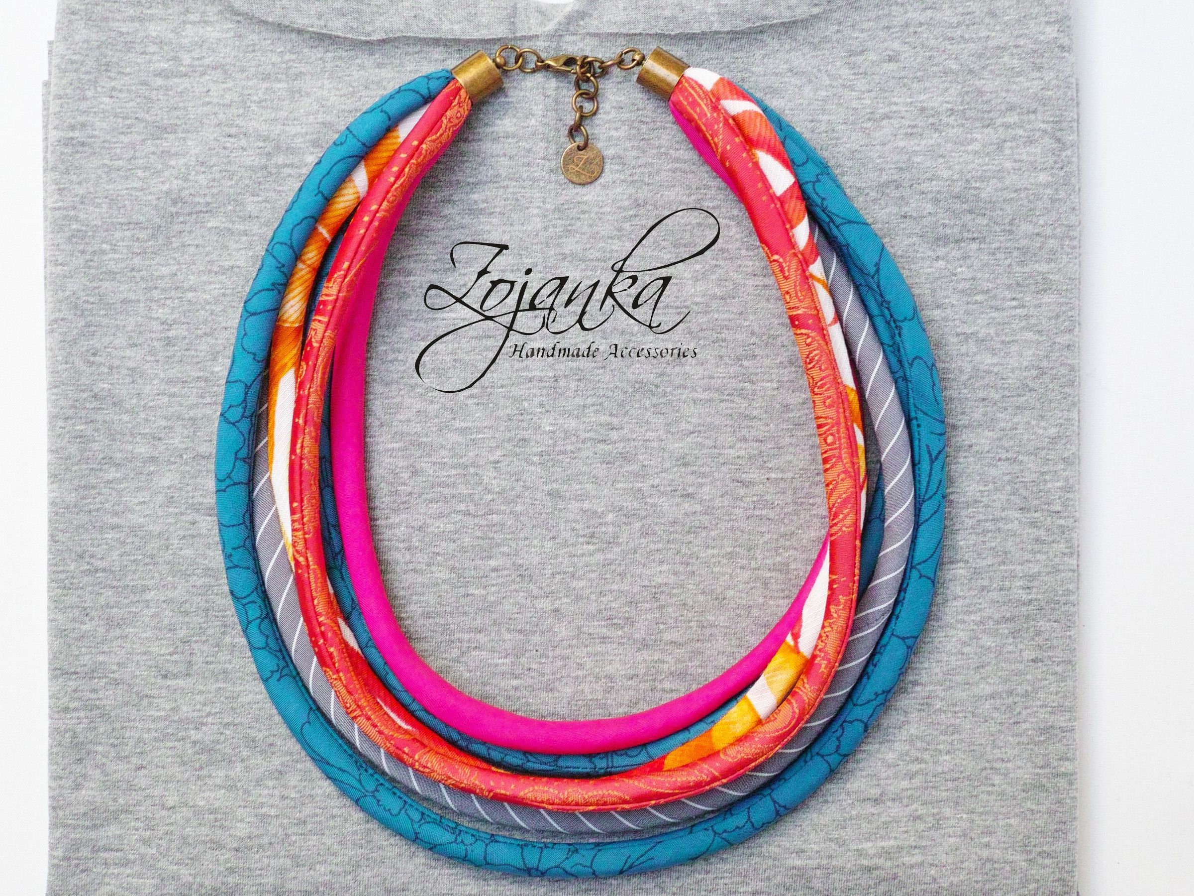 DIY Wrapped Rope Necklace - Alice and Lois