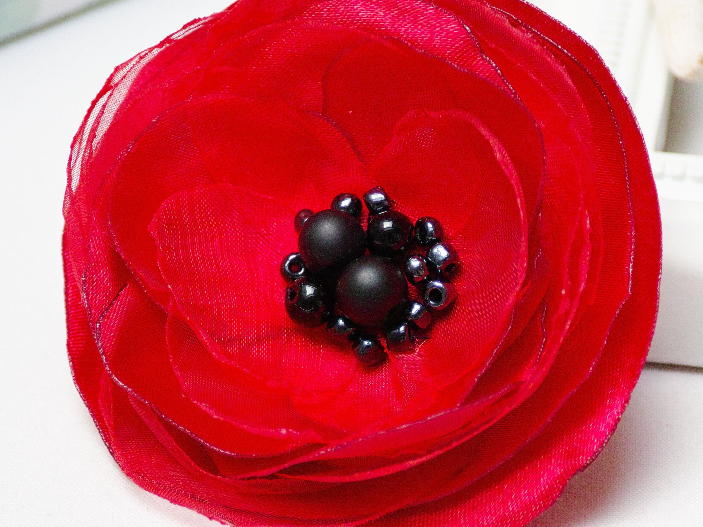 floral brooches and pins